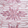 Wein Perlen Spitze Indian 3D Lace Fabric